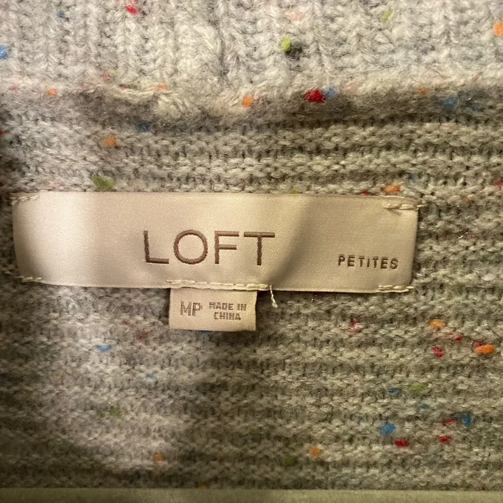 Loft Grey Confetti Sweater  - Picture 9 of 9